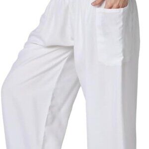 High-Waisted Boho Harem Yoga Pants for Women Large Pockets Lightweight Rayon
